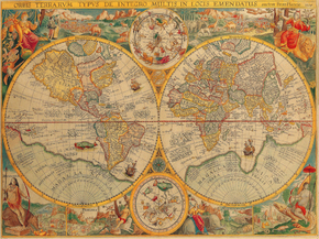 Old map geography | Винтажная карта географии