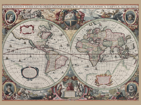 Old map geography | Винтажная карта географии