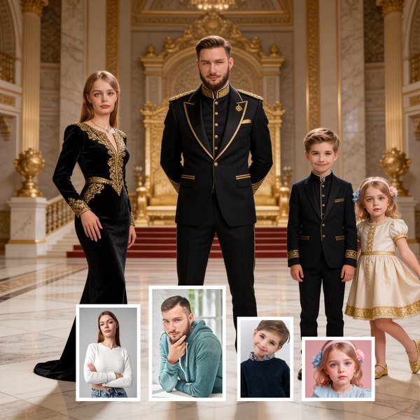 Семейный портрет по фото